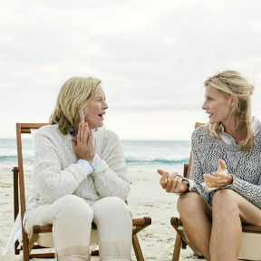 Two women talking - Ultimate life insurance guide and road map